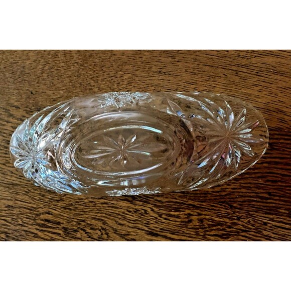 Vtg Anchor Hocking EAPC Star Of David Banana Split/Gondola Shaped Bowl- Mint - Picture 3 of 6